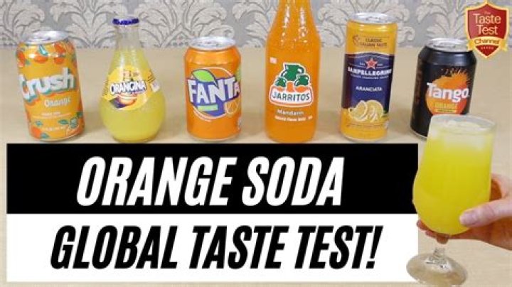Who drinks orange soda?