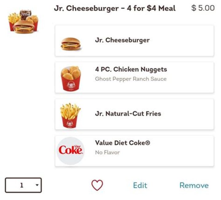 Who has the 4 for 4 deal?