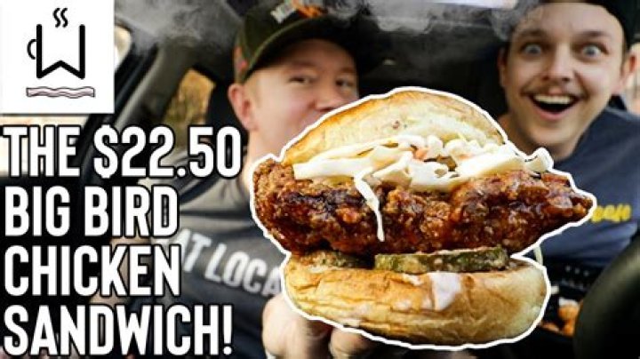 Who has the most expensive chicken sandwich?