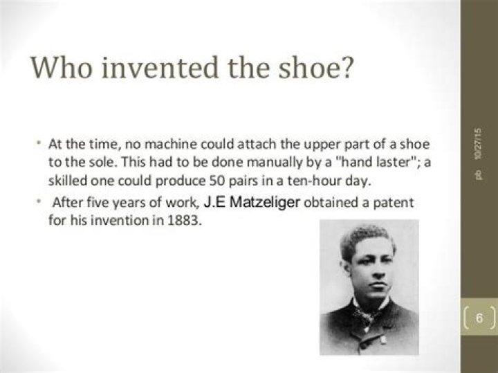 Who invented modern shoes?