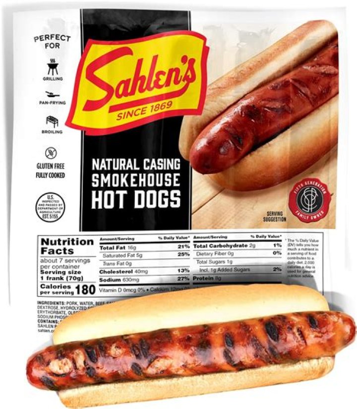 Who makes natural casing hot dogs?