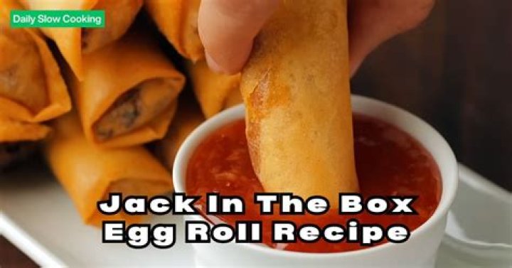 Why are Jack in the Box egg rolls so good?