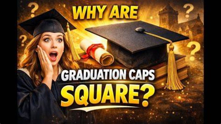 Why are the graduation hats Square?