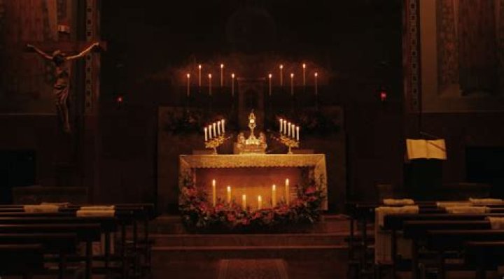 Why are there 6 candles on the altar?