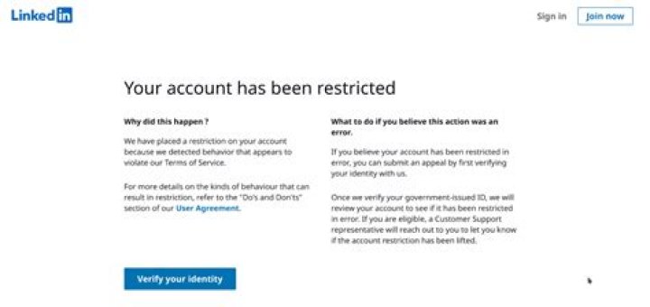 Why can’t I access my LinkedIn account?