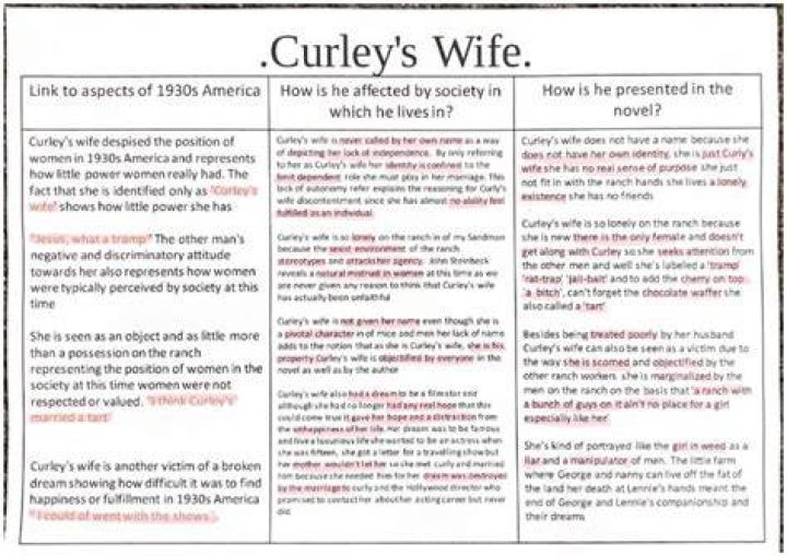 Why did Lennie kill Curley’s wife quizlet?