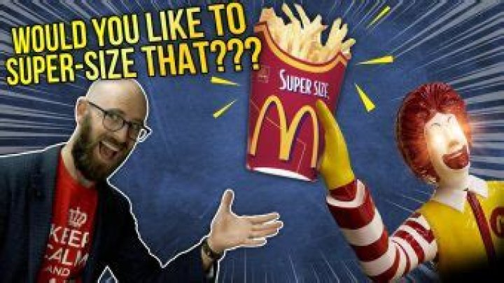 Why did McDonald’s get rid of supersize?