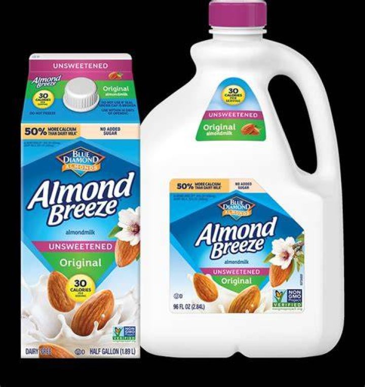 Why do bodybuilders drink almond milk instead of milk?