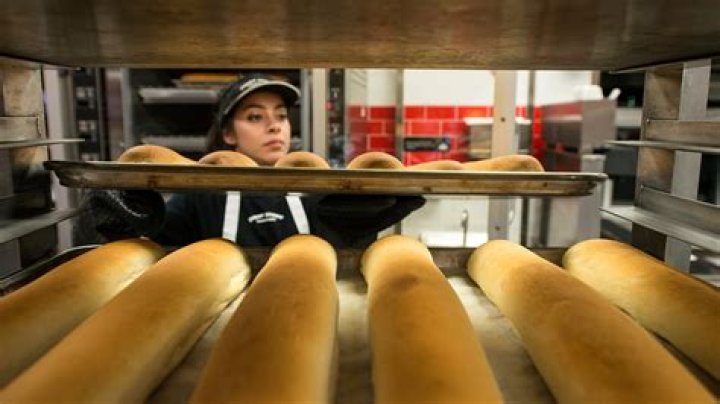 Why does Jimmy Johns scoop out the bread?