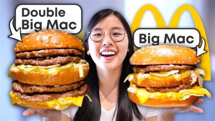 Why does the double Big Mac only have one slice of cheese?