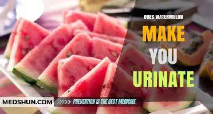 Why does watermelon make you urinate so much?