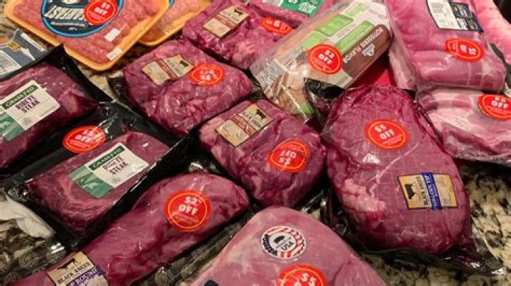 Why is Aldi meat purple?