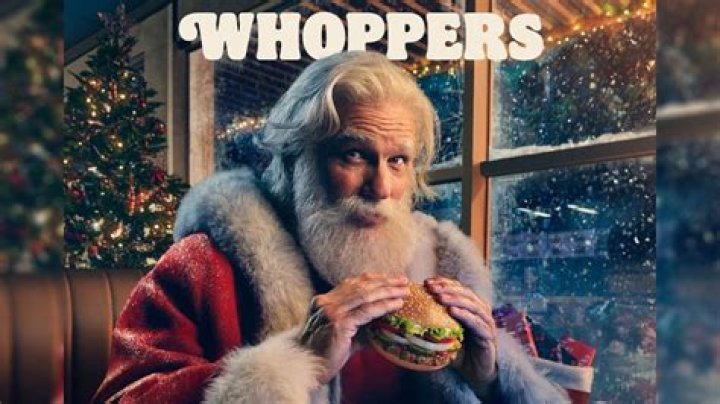Why is Burger King doing Christmas commercials?