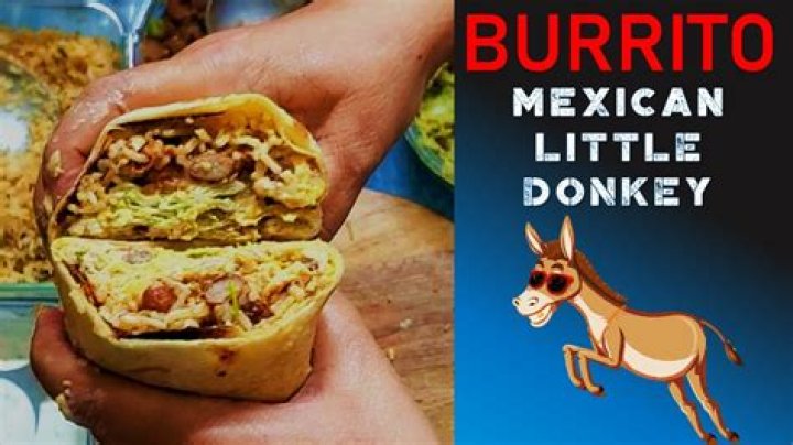 Why is burrito called Little Donkey?
