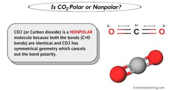 Why is CO2 nonpolar but CO is polar?