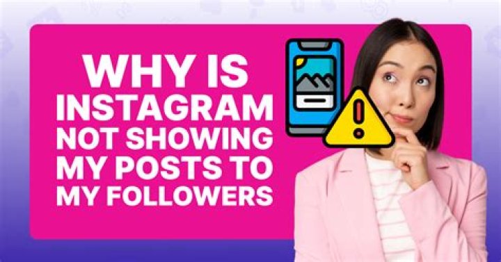 Why is Instagram not showing most recent posts?