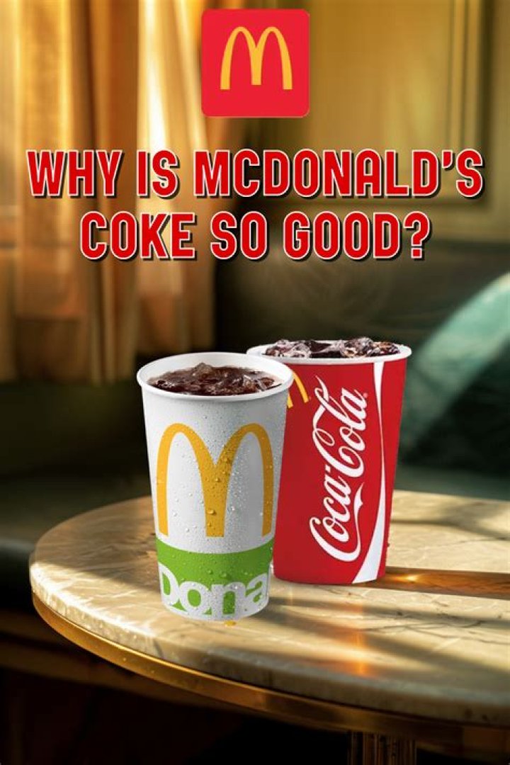 Why is McDonald’s Coke so good?