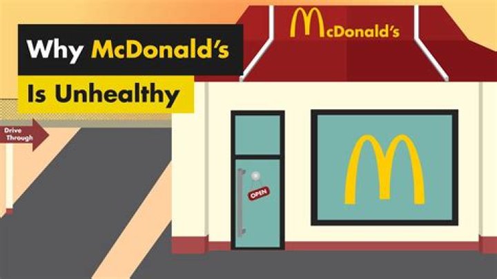 Why is McDonald’s so unhealthy?