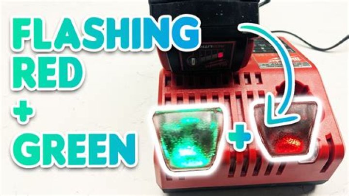 Why is my charger blinking red?