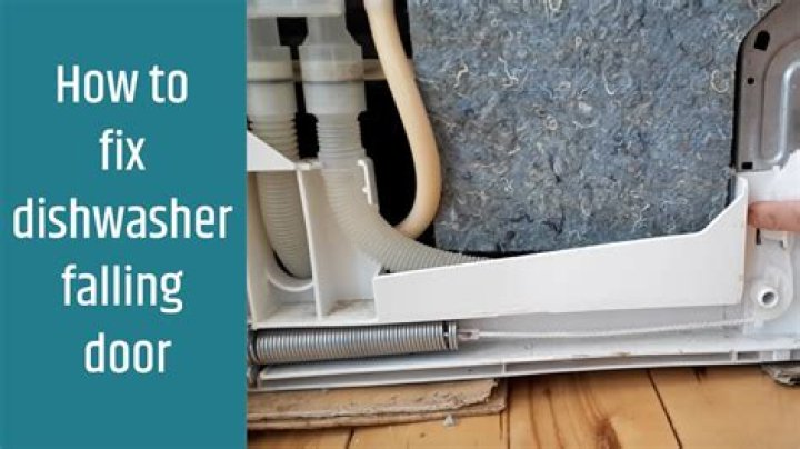 Why is my dishwasher falling forward?