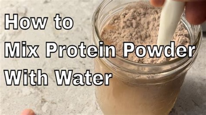 Why is my protein powder not mixing?