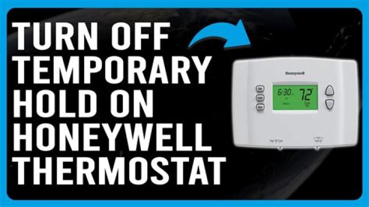 Why is my thermostat stuck on hold?