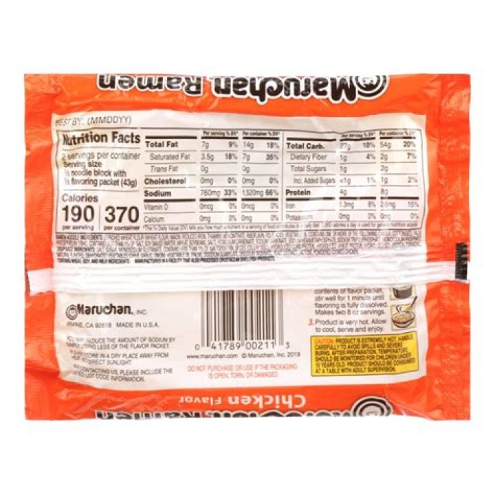 Why is ramen so high in calories?