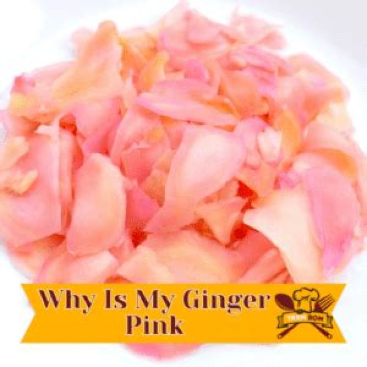 Why is some ginger pink?