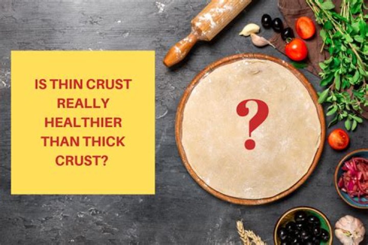 Why is thin crust pizza healthier?