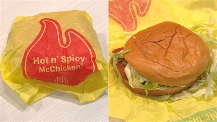Why was spicy McChicken discontinued?