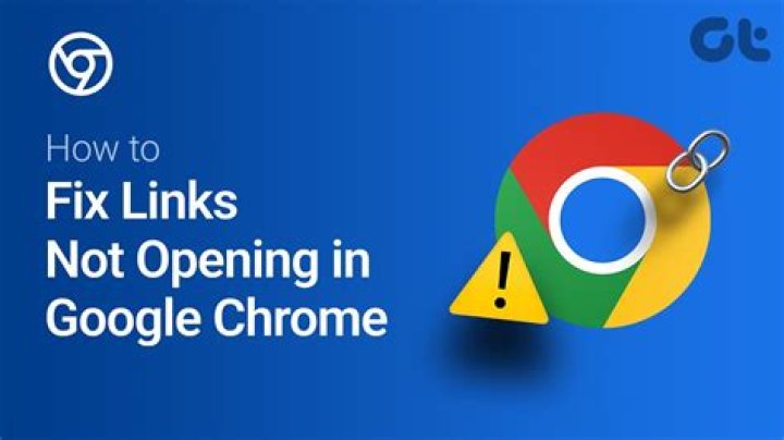 Why won’t links open when I click on them?