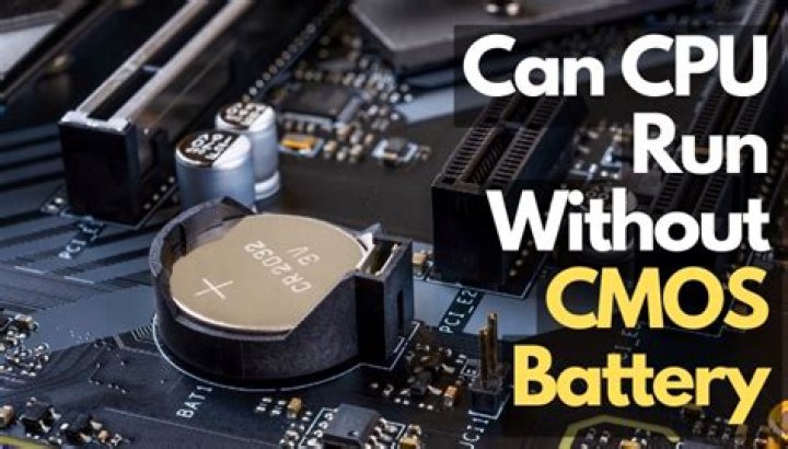 Will a computer start without a CMOS battery?