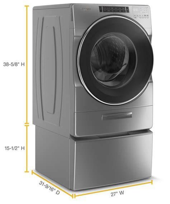 Will Whirlpool Duet pedestal fit Samsung?